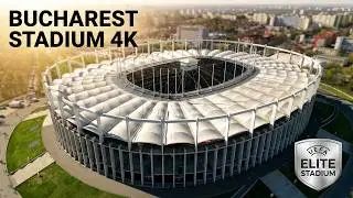 National Arena (Lia Manoliu National Stadium),  Bucuresti  Romania 4k aerial footage
