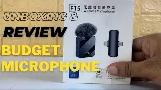 F15 TX Wireless Microphone unboxing and review for all android and I phone user