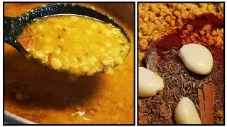 Garlic and Cumin Tarka Daal. Chana and Mong tarka dal. Very easy but very tasty
