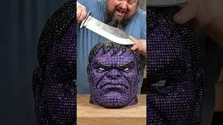 Minecraft Steve Plays Guess The Color Cutting Open Diamond Purple Hulk Head