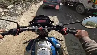 Dhulikhel’s Khawa Road: Bumpy, Broken & Unbelievable! 🏍️💥#solotravel  #bike
