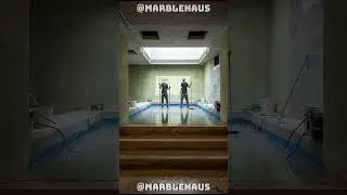 Breathtaking epoxy water floor in seconds 💧 Luxury transformation