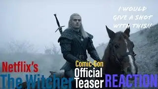 THE TRAILER FINALLY DROPPED!! Netflix&rsquo;s The Witcher Comic-Con Official Teaser Reaction!!
