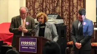 Senator Harriet Chandler at Worcester Forum