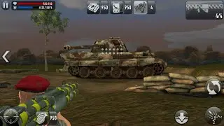 Frontline Commando: D-Day Gameplay | Map : - Juno | Mission : - 36 ( Juno : Day-4 2140Z )