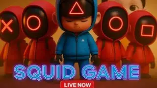 siren hard 🔥 Squid Game 3D 🔴Red Light 🟢Green Light Live with Winner🔴 Red Light live#gaming#steam