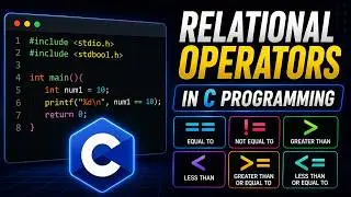 Comparison (Relational) Operators in C Programming Explained for Beginners