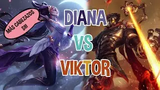 C&oacute;mo ganarle a viktor | Diana cabezazos 2 | Diana mid s11 | Diana vs Viktor | League of Legends