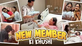 Naye Member Ki Khushi 👼 Family & Friends at Hospital 🏥 Baby ko sab first time mile 😍