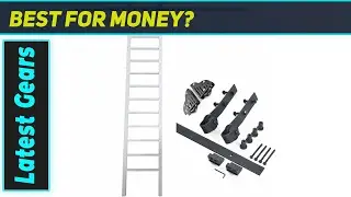Amazing Sliding Library Ladder Hardware Kit! Space-Saving Magic