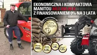 Ładowarka Manitou MLT 420 60 H w stajni koni sportowych