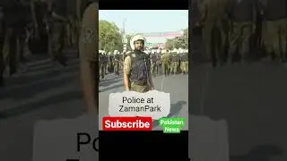 Police for Imran Khan Arrest #ImranKhan #arrest #police at  #zamanpark #pti #ptiofficial #lahore