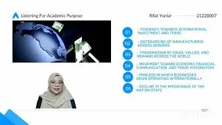 &ldquo;Project of Listening for Academic Purposes: Global Economy.&rdquo;