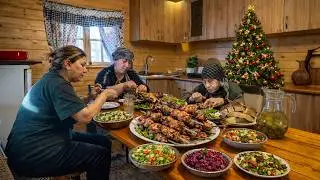 Готовим традиционные праздничные блюда с бабушкой 🍲 | Самый праздничный деревенский пир