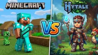 Minecraft vs Hytale 🤯 Which is Better?