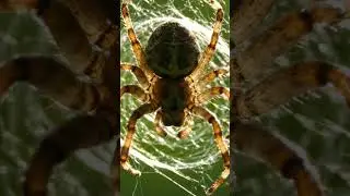 Spider weaving #Spider nest