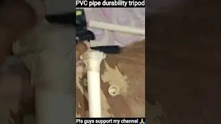 PVC pipe distributor tripod #tripod #PVC pipe #making