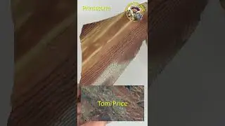 Printstone - Before and After Tumble Polishing #crystals #rockhounds #rocksandminerals #gemstone