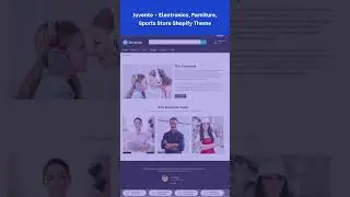 Juvento - Electronics, Furniture, Sports Store Shopify Theme #shopify #shopifytemplate #shorts