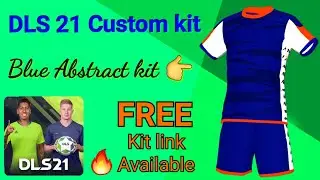 DLS 21 Blue Abstract design kit | Coolest kit for dls 21 | dls 21 custom kits #11