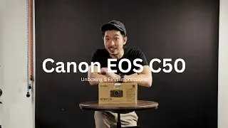 Unboxing the Canon EOS C50