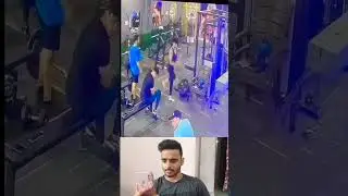 Epic gym fail 😱😱 #jaishreeram #gym #gymfails #accident