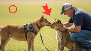 Dog Saves Injured Lion Cub | Incredible Human-Animal Bond in African Savannah