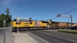 UP 2659 Power Move South, Calvine Rd. Railroad Crossing, Elk Grove CA