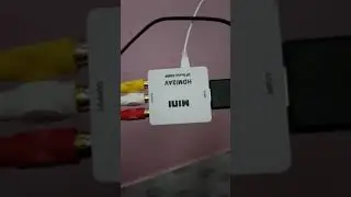 Hdmi to av converter fire stick tv poor quality #firetv #hdmi2av