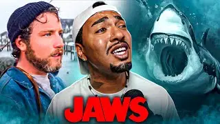 Guy TERRIFFIED Of Sharks Watches *JAWS* (1975) For The FIRST TIME!