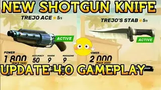 NEW SHOTGUN &KNIFE TREJO ACE & TREJO STAB GAMEPLAY GUNS OF BOOM