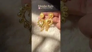 Meesho finds gold juwellery 🎀✨🦋 #meesho #meeshofinds #ytshorts