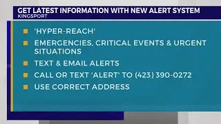 Kingsport encouraging residents to sign up for notification system