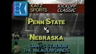1983 #1 Nebraska vs #4 Penn St (1st Quarter)
