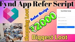 Fynd App Unlimited Trick ! fynd 2000 free shopping ! refer and shop ! fynd refer bypass trick