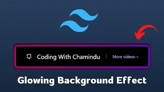 How to Make Glowing Background Gradient Effects using Tailwind CSS | Tailwind CSS Glowing Effects