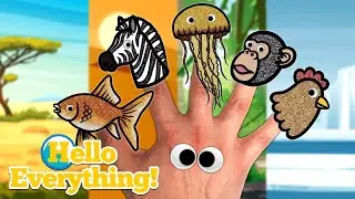 Wild Animals Finger Family Song | Where Do You Live | Kids Songs and Nursery Rhymes