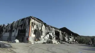 Inside Moria Camp: only a handful of refugees remain after the fire | AFP