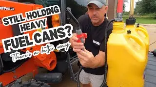 Still holding HEAVY fuel cans? There's an easier  solution. Cordless Diesel Pump +  Fuel Treatment