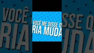 Voc&ecirc; Me Disse j&aacute; dispon&iacute;vel no youtube, v&atilde;o l&aacute; da uma conferida#musica #sentimental #reflex&atilde;o #amor