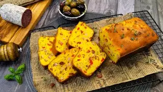 Dureaza de 2x mai mult sa preincalziti cuptorul decat sa pregatiti acest chec aperitiv pufos!