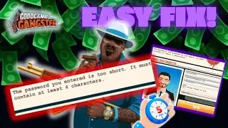 Goodgame Gangster | Why can&rsquo;t I create an account? **SOLUTION**