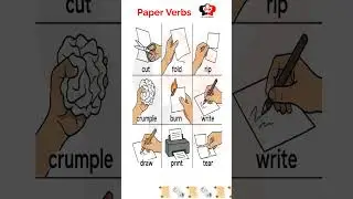 Don't Just Say 'Fold'! Learn 9 Paper-Related Verbs in English