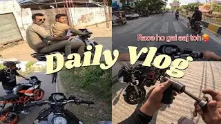 Race ho gai aaj toh🔥 || police reaction || Benelli600i🥵￼