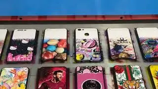 6090 UV printer varnish printing for large qty items printing