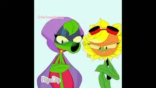 ||STOP R34 ARTISTS|| green shadow and solar flare 💢 animation #pvzheroes @luischanel92