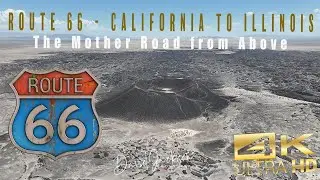Route 66 2023 An Aerial view of the Mother Road (45m)