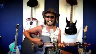 Flat Earth Man Live! - Welcome to the Satellite Hoax  (acoustic version)