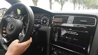 Volkswagen Golf 7.5R overrun sound (Straight Pipe)