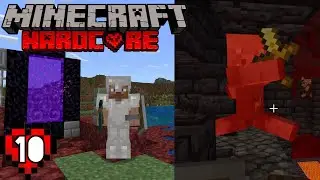MİNECRAFT HARDCORE SURVİVAL 10. B&Ouml;L&Uuml;M / NETHER GOBLİN SALDIRDI